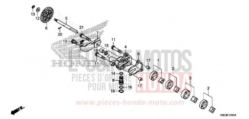 OIL PUMP CRF250RJ de 2018